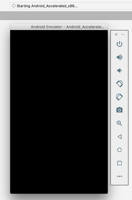 app does not show up on android emulator xamarin mac